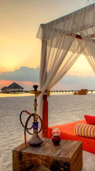 Кальян в необычном месте