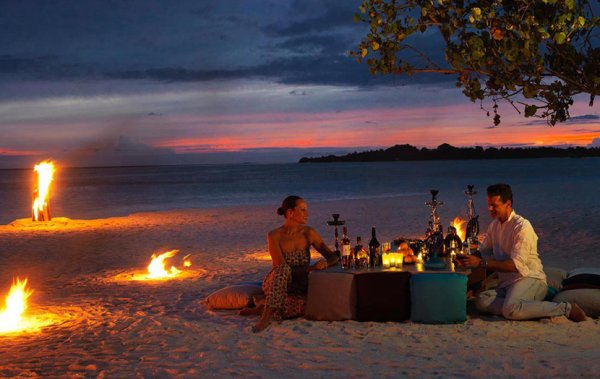 Кальян на берегу моря