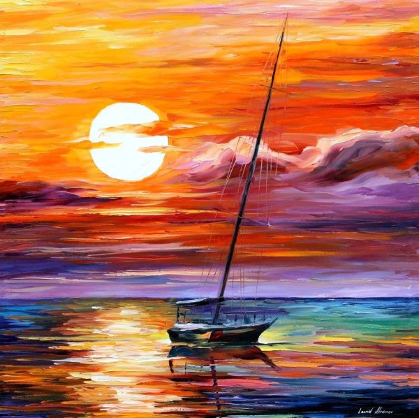 Море пальмы дельфины