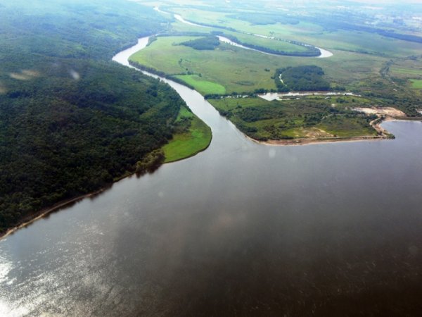 Река Енисей в низовьях