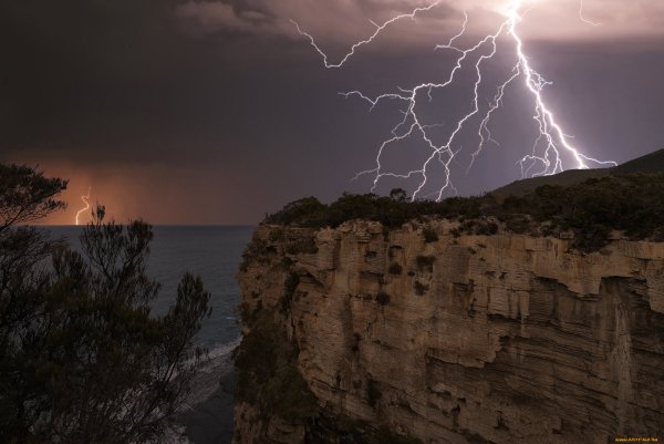 Гроза над океаном