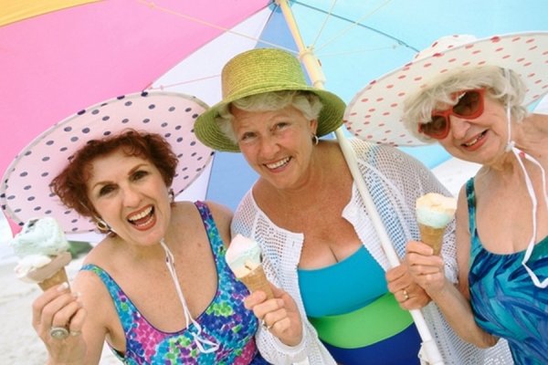 Шарж на пляже