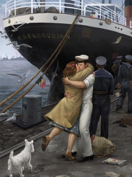 Девушка на корабле