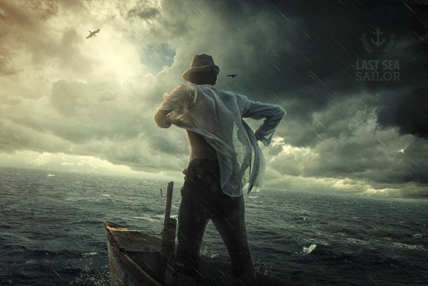 Моряки в море