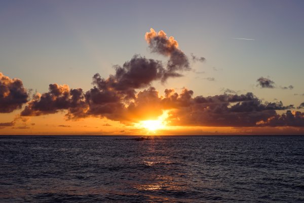 Синий закат