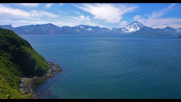 Тихий океан омывает Камчатку