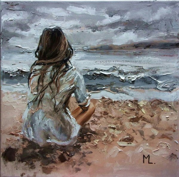 Monika Luniak на море