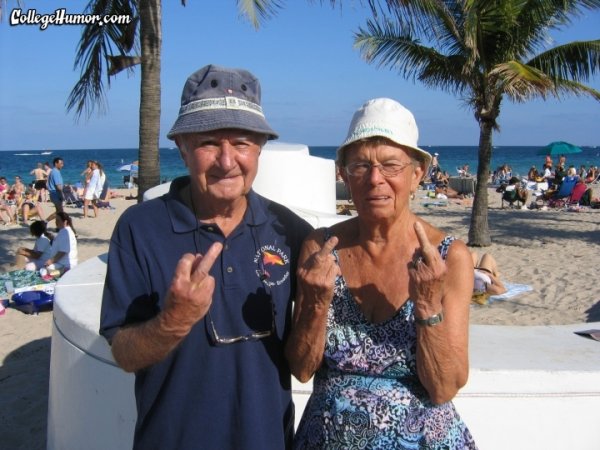 Старики дурачатся