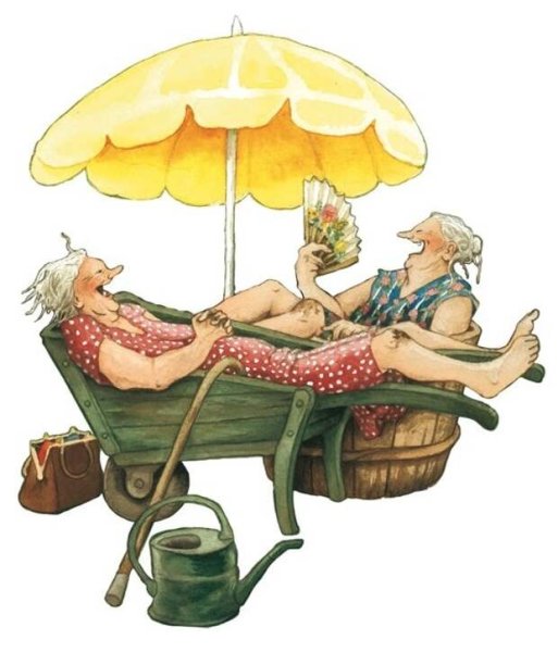 Старушки на пляже прикольные