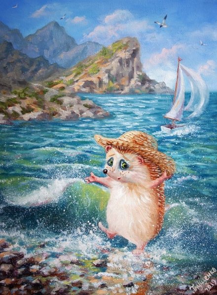 Ирина Глущенко художник Ежи