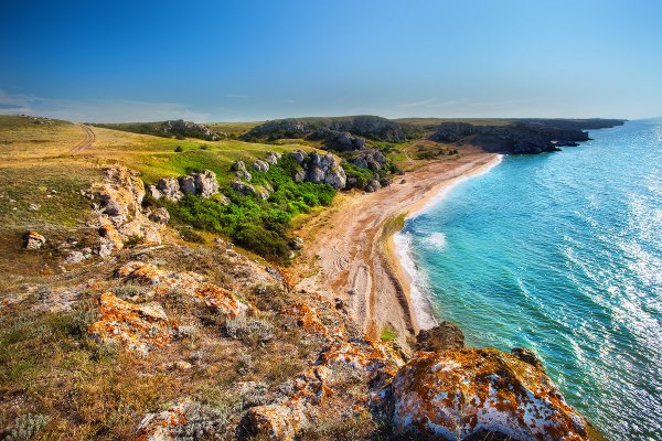 Генеральский дикий пляж в Крыму