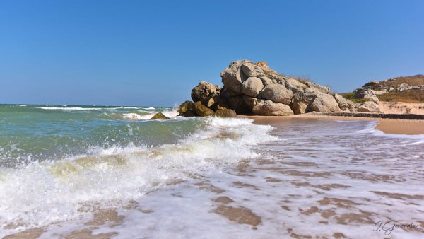 Пляжи Азовского моря в Крыму