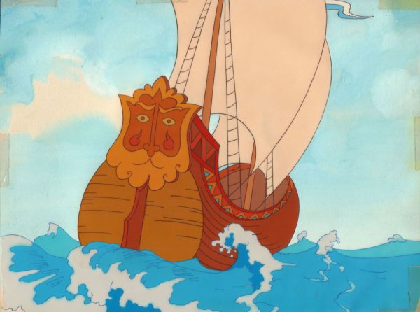 Лепка ветер по морю гуляет