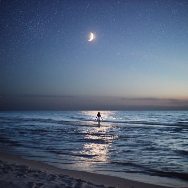 Луна и звезды