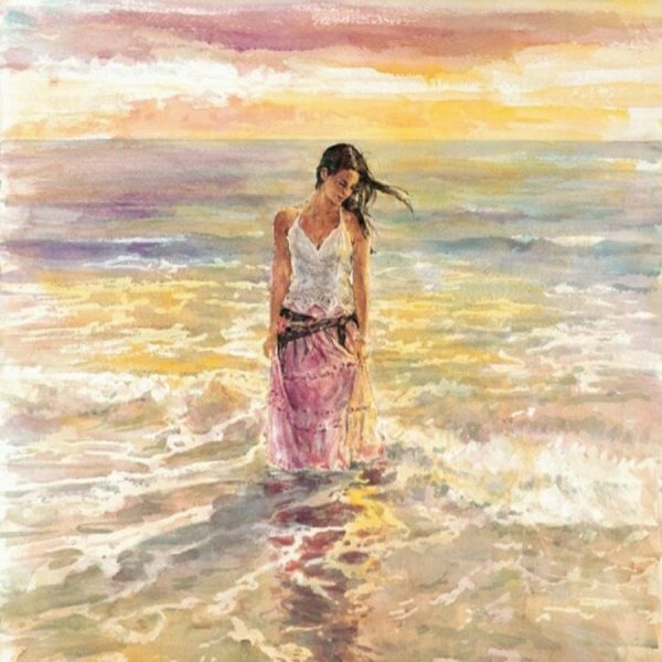 Гордон Кинг картины море женщина