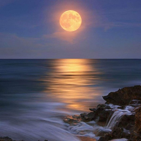 Спокойной ночи море