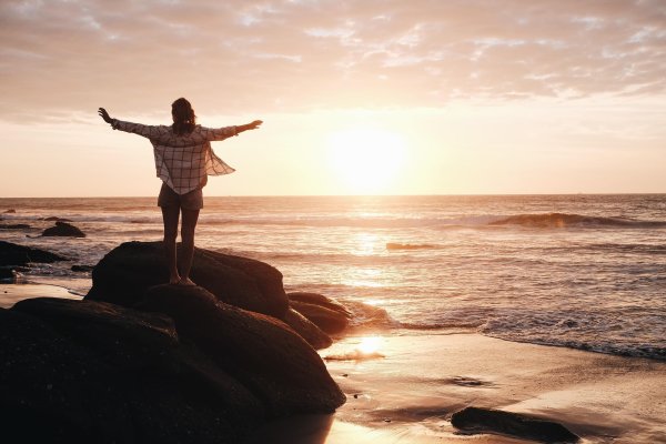 Человек в океане