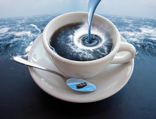 Кофе и море