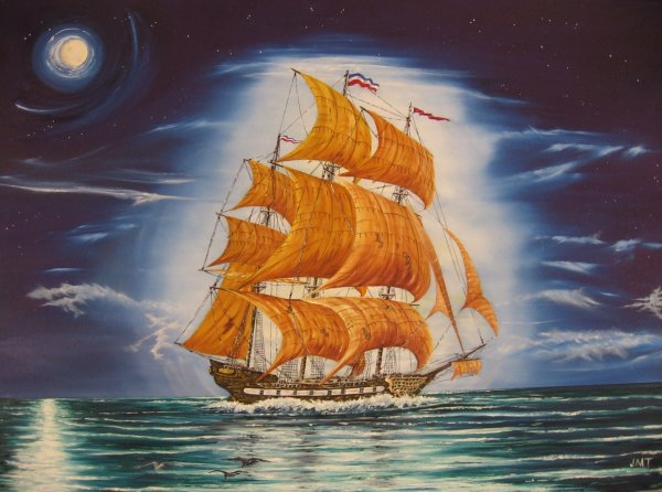 40x50 GX 693 парусник