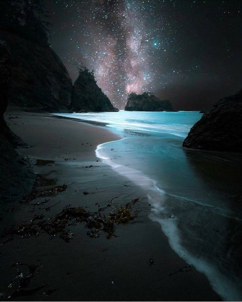 Ночной пляж