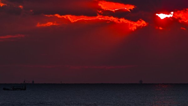 Красный закат