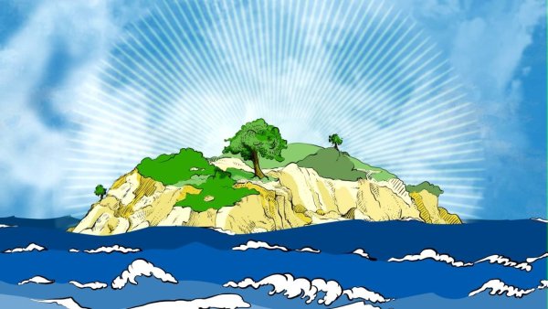 Остров Буян из сказки о царе Салтане