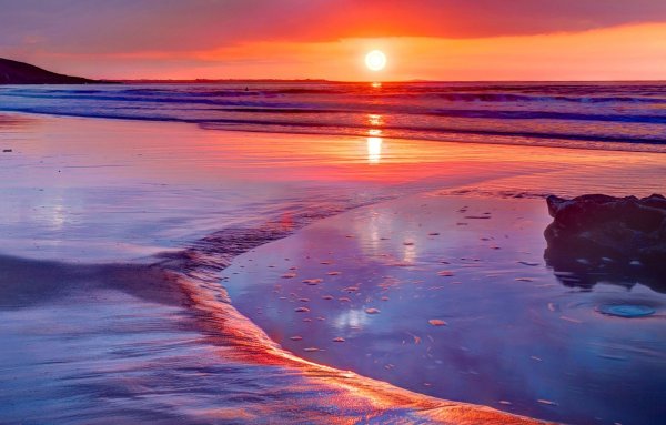 Вечернее море