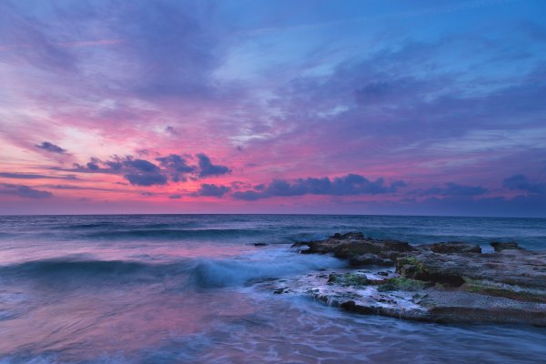 Розовый закат