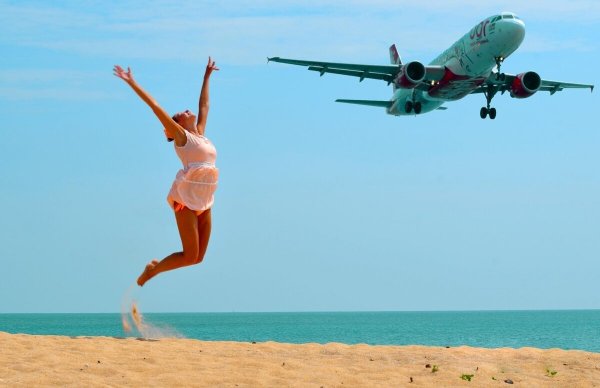 Отпуск самолет