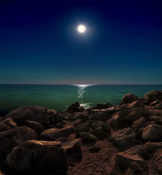 Ночное море