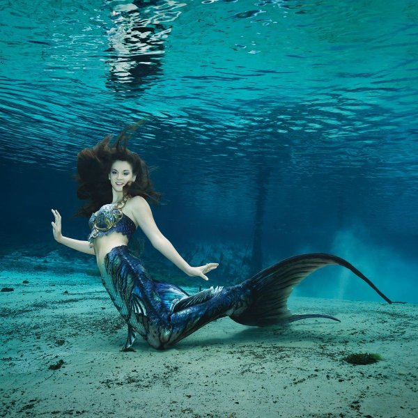 Настоящие русалки в море