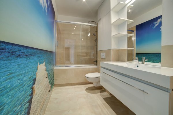 Ванна в стиле моря