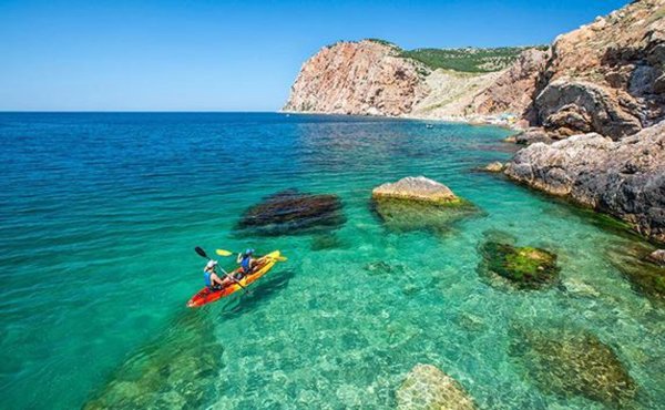 Крымские Сейшелы бухта мыса Фиолент