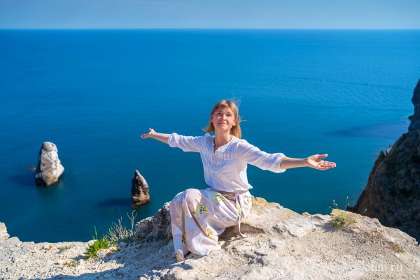 Крым люди море