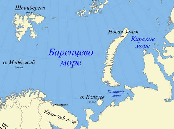 Остров Колгуев Баренцево море