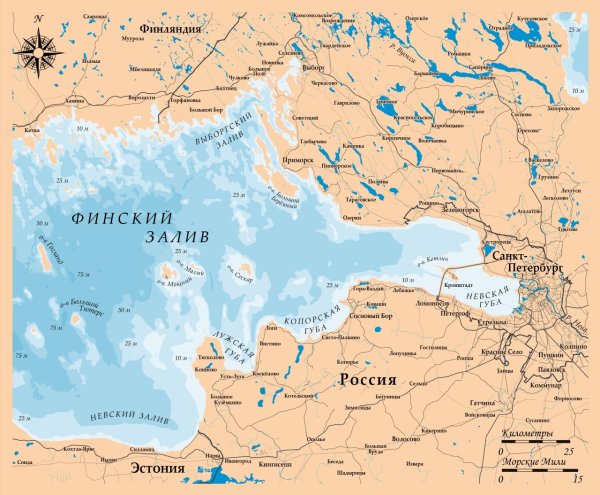 Северо Ледовитого океана на карте