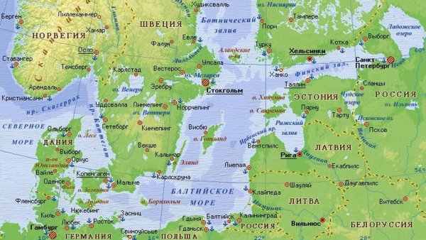 Расположение моря Лаптевых на карте России