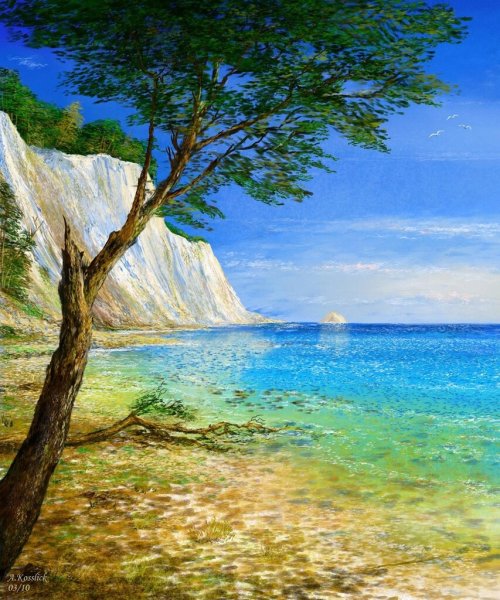 Пейзаж море