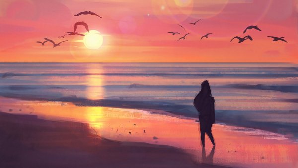 Чайка Азовское море