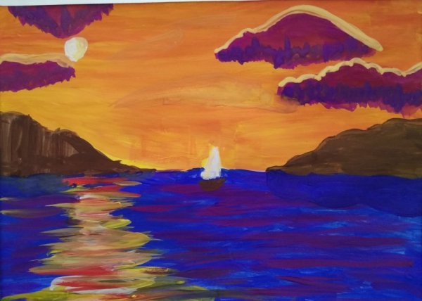 Рисунки гуашью