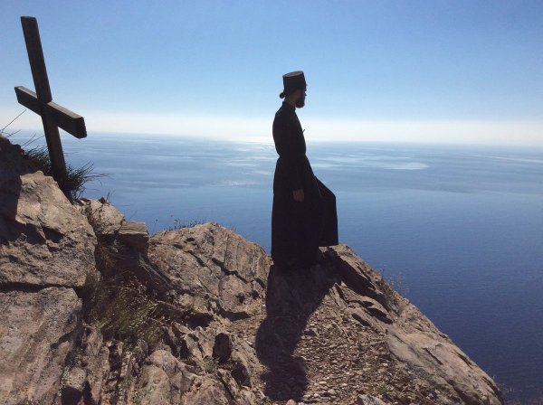 Монахи Святой горы Афон