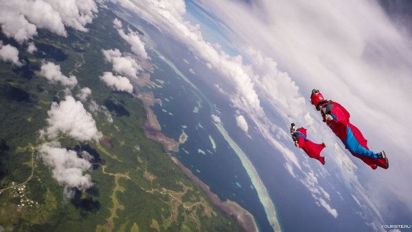 Парасейлинг на Мальдивах