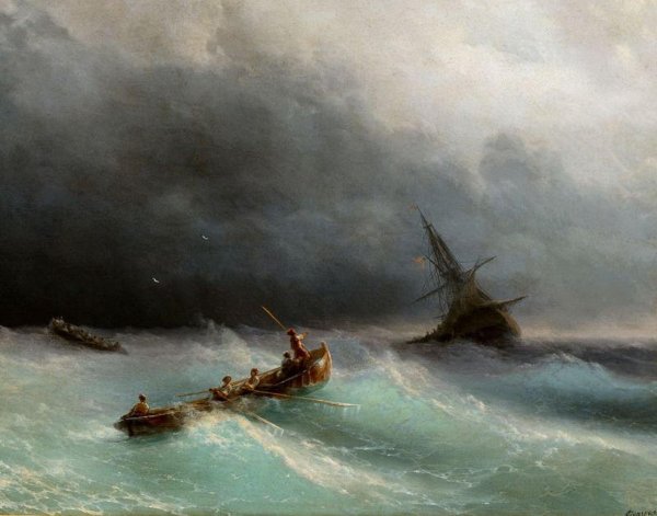 Айвазовский буря