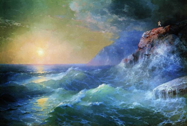 Иван Айвазовский Наполеон на острове Святой Елены 1897