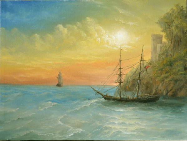 Художник маринист Айвазовский картины