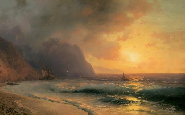 Иван Константинович Айвазовский. Крым. Закат