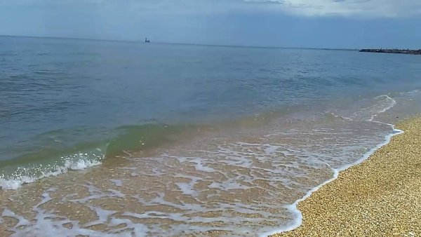 Каспийское море берег Крайновка