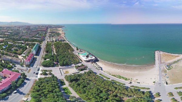 Закат Каспийское море Дербент