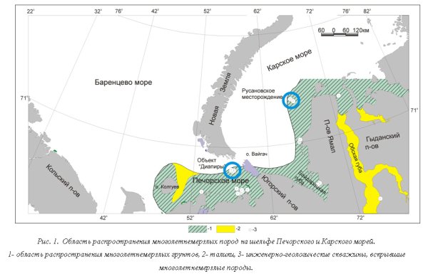 Острова: Колгуев, Вайгач, новая земля, Соловецкие.