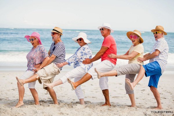 Пенсионеры на отдыхе